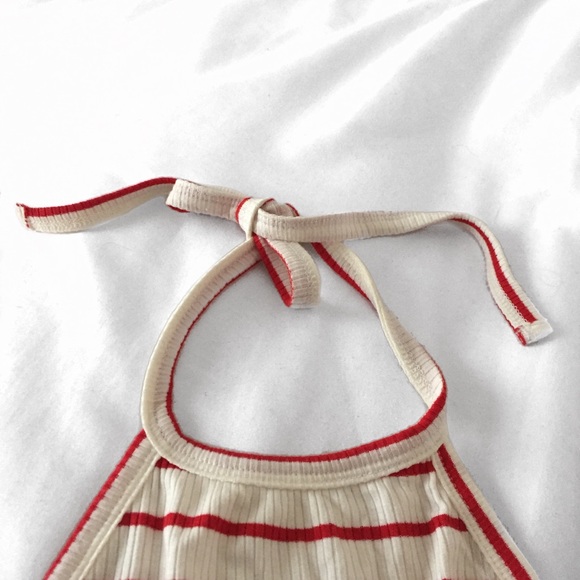 🎳 candy cane halter top - Picture 2 of 3
